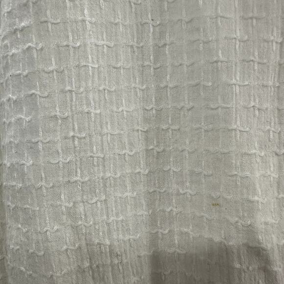 Vacate The Label Women's Medium White Dress Sleeveless Ruffles V-Neck - Picture 5 of 10